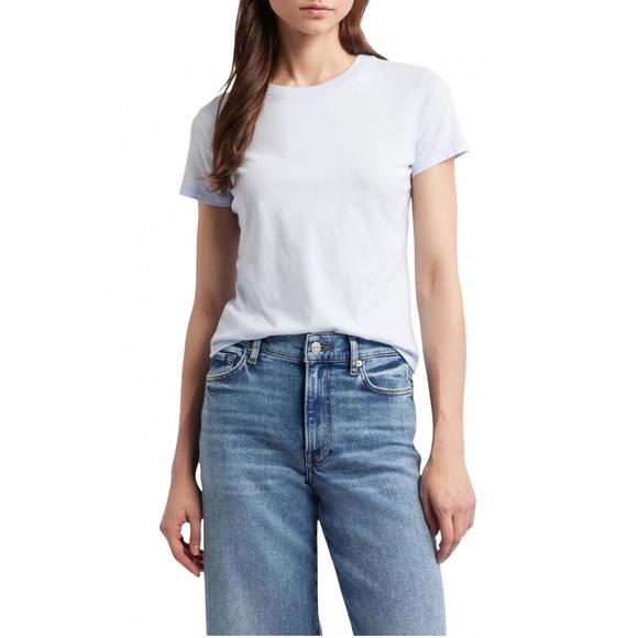 NEW FRAME short sleeve baby tee light chambray in light chambray - Picture 1 of 5